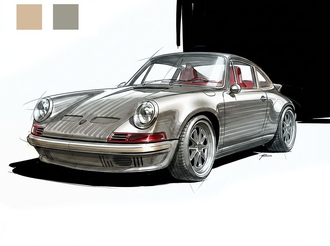 TECHART GTclassic デザインスケッチ