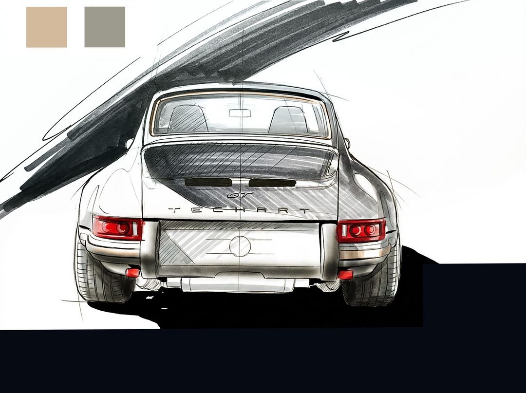 TECHART GTclassic デザインスケッチ